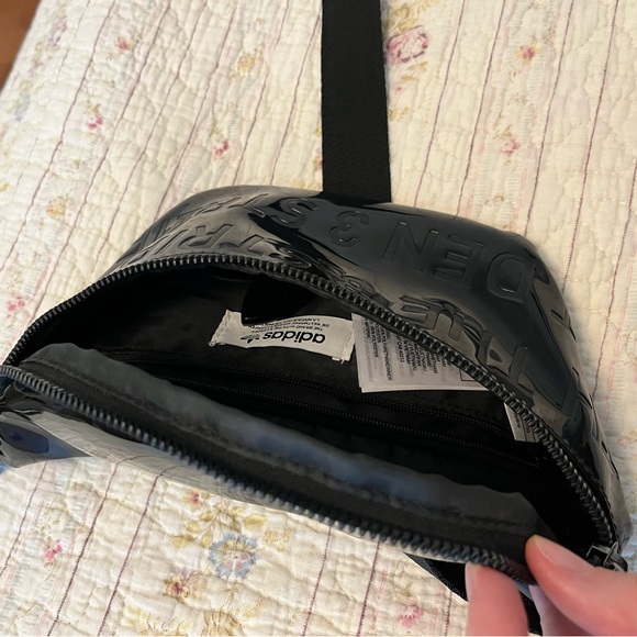Black Iridescent Adidas Waist Bag - Picture 7 of 7
